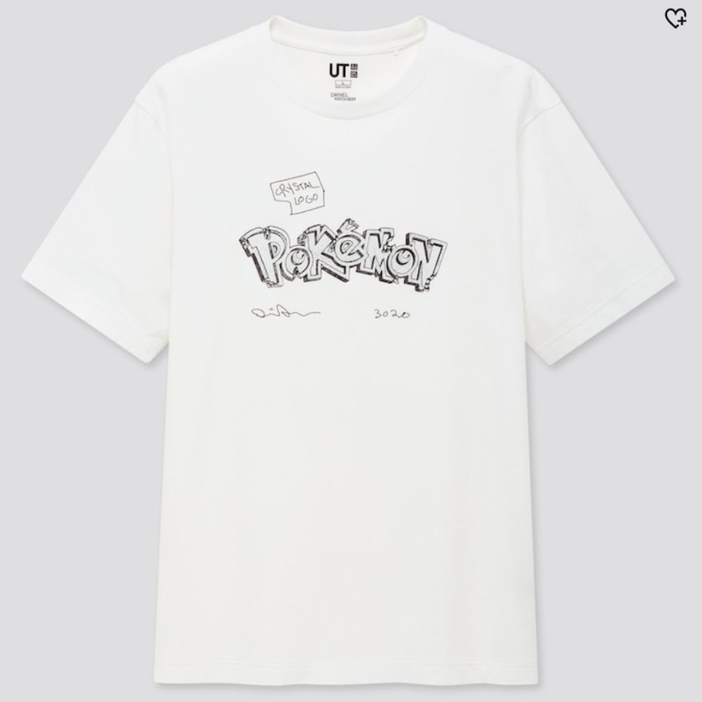 DANIEL ARSHAM X POKEMON T-Shirt Crystal Logo 3020 UNIQLO Size L  New